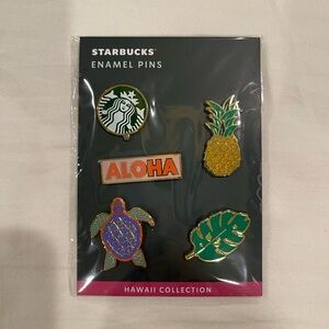 Starbucks limited edition Hawaii pins